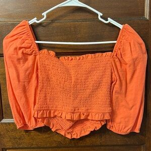 Altered State Rushed Crop Top
